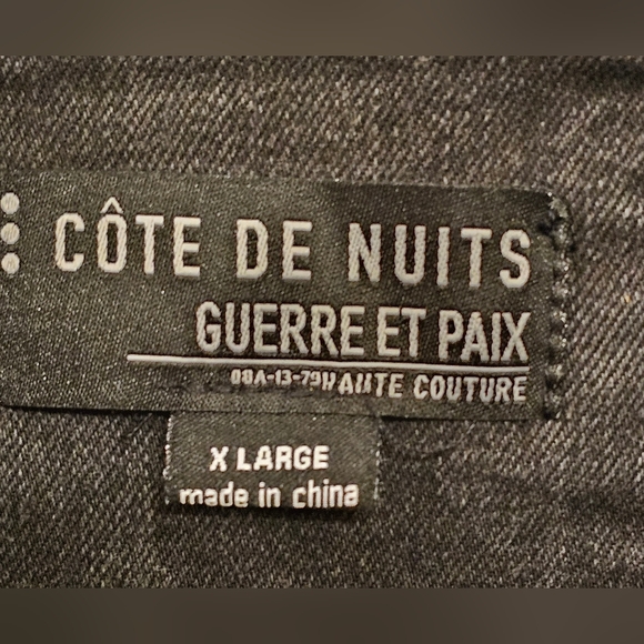 NWT-COTE DE NUITS "Alice in Wonderland/Mad Hatter" Themed  Denim Jean Jacket XL - Picture 11 of 16